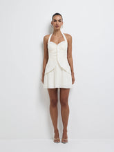 SORAYA PLEATED MINI DRESS