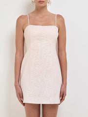 FLORAL EMBROIDERED DRESS