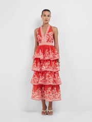 RAVELLO PALM DRESS
