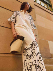OUTLINE FLORAL PANT