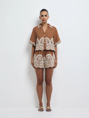 PALOMA EMBROIDERED SHORT