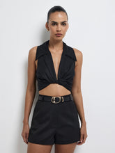 FRANKIE LINEN TOP