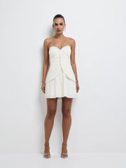 SORAYA PLEATED MINI DRESS