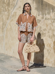 PALOMA EMBROIDERED SHORT