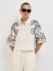 OUTLINE FLORAL SHIRT