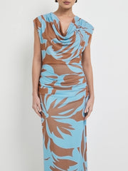 SERENE TROPICAL DRESS