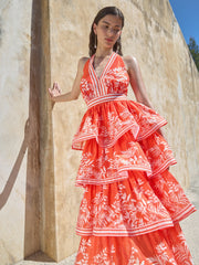 RAVELLO PALM DRESS