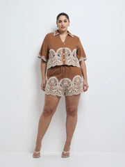 PALOMA EMBROIDERED SHORT