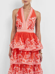 RAVELLO PALM DRESS