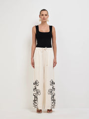 OUTLINE FLORAL PANT