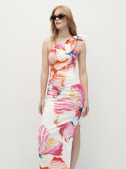 FLEUR BLOOMS MIDI DRESS