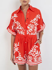 RAVELLO PALM PLAYSUIT