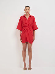 EVIE LINEN DRESS