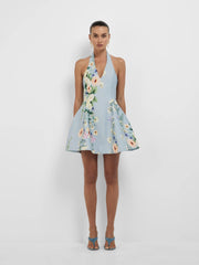 ELODIE BOTANICAL MINI DRESS