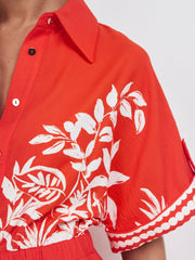 RAVELLO PALM PLAYSUIT
