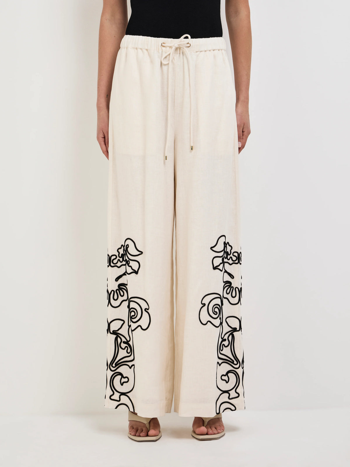 OUTLINE FLORAL PANT