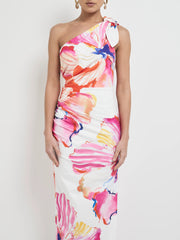 FLEUR BLOOMS MIDI DRESS